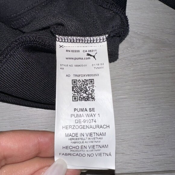 Puma Iconic t& Black Full Zip Long Sleeve Track Jacket Men's Medium M - Picture 6 of 8